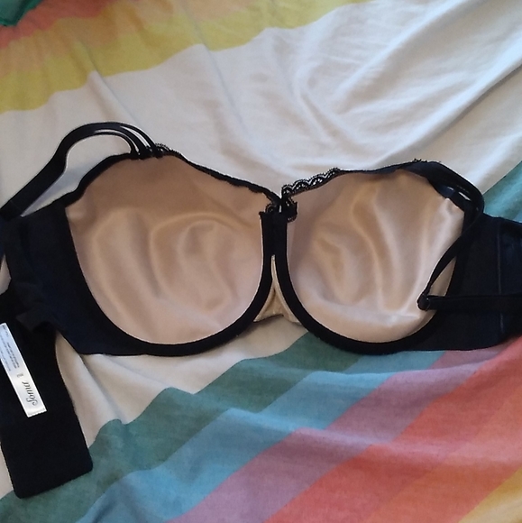 38G Soma Enticing Lift Unlined Balconette Lace and Tan Nude Bra NWOT - Picture 10 of 11